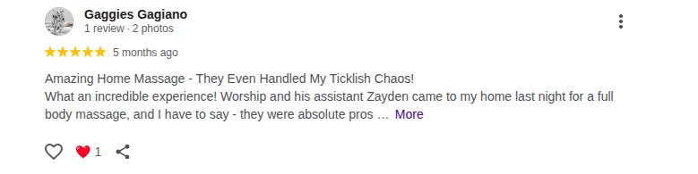 Google review screenshot